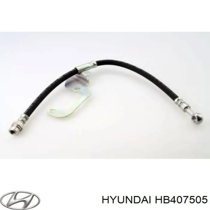 HB407505 Hyundai/Kia Шланг тормозной левый передний
