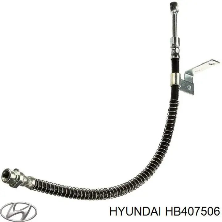 Купить HB407506 Hyundai/Kia Шланг тормозной передний, правый