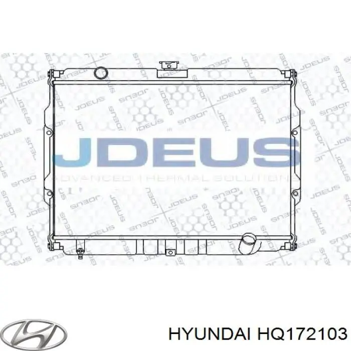 Радиатор охлаждения двигателя Hyundai/Kia HQ172103 цена, от 179.32 USD