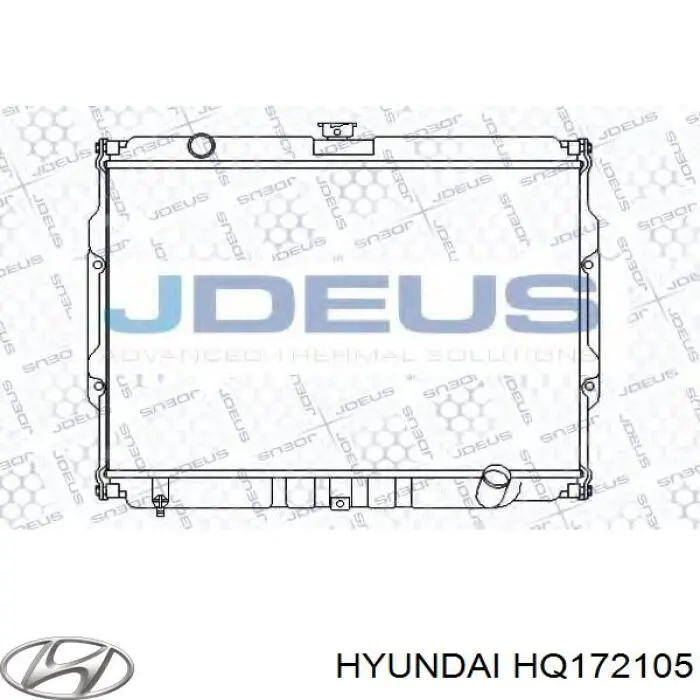 HQ172105 Hyundai/Kia Радиатор основной