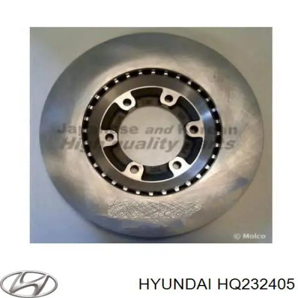Тормоз дисковый передний Hyundai/Kia HQ232405 цена, от 41.78 USD