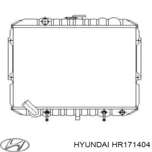 Радиатор HR171404 Hyundai/Kia