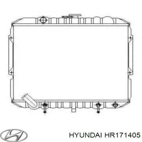 Радиатор HR171405 Hyundai/Kia