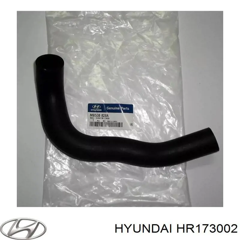 HR173002 HYUNDAI Manguera refrigerante para radiador inferiora original y equivalente