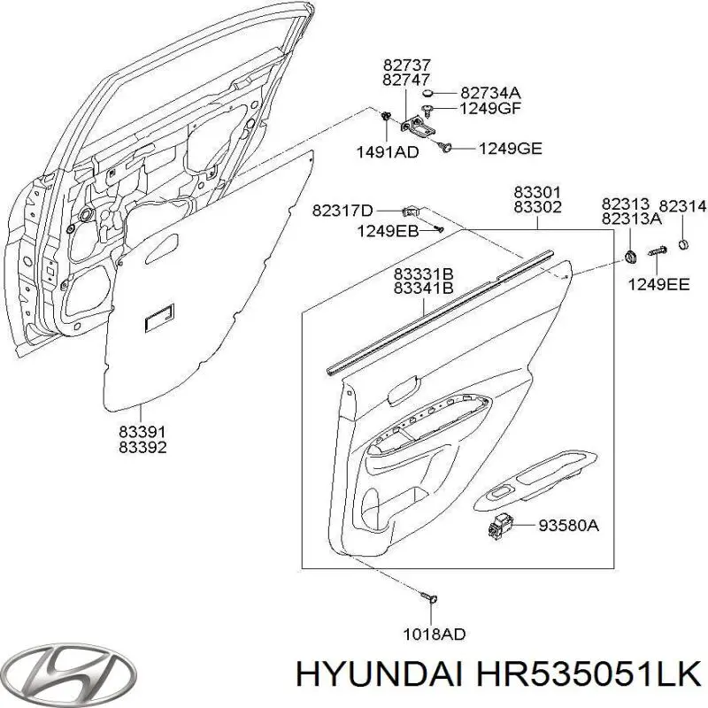  Hyundai/Kia HR535051 цена, от 7.12 USD