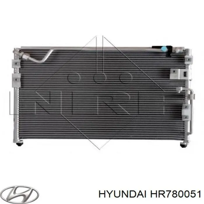 Радиатор кондиционера HR780051 Hyundai/Kia