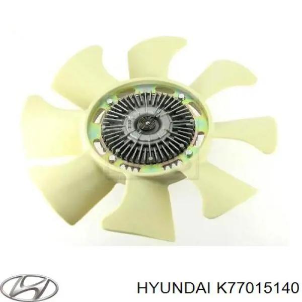 Крыльчатка радиатора охлаждения K77015140 Hyundai/Kia