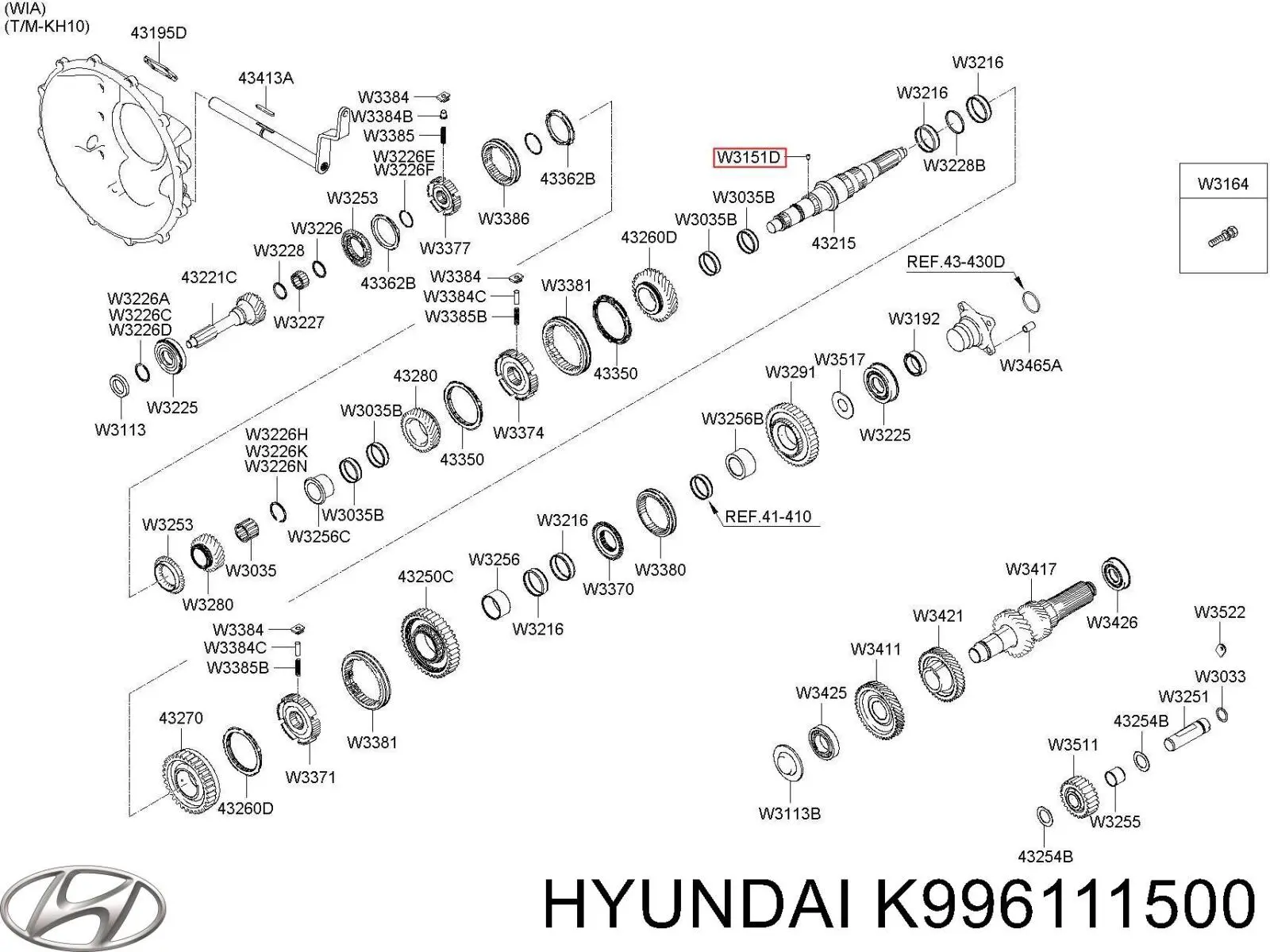  K996111500 Hyundai/Kia