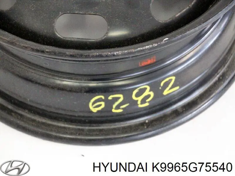 K9965G75540 Hyundai/Kia discos de roda de aço (estampados)