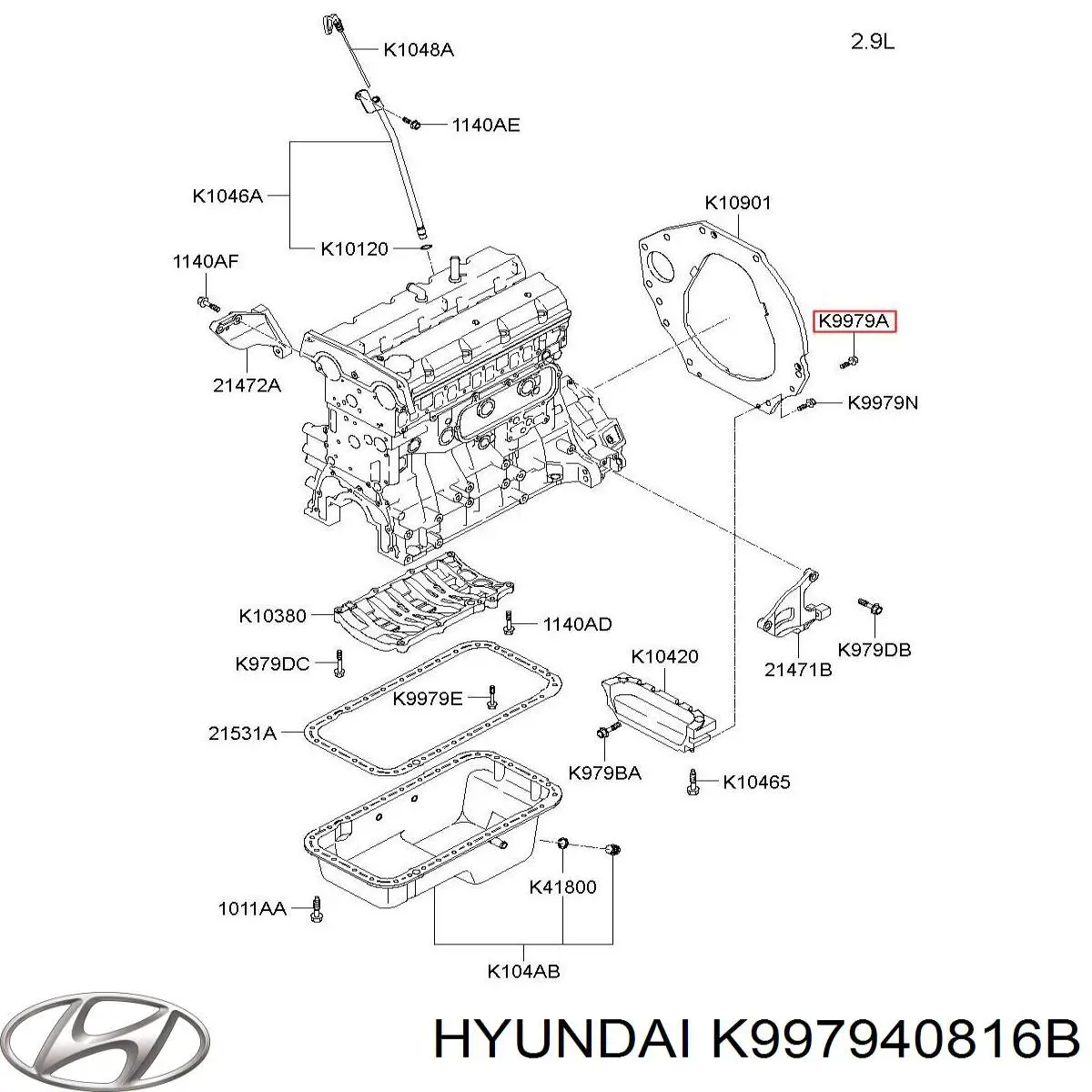  K997940816B Hyundai/Kia