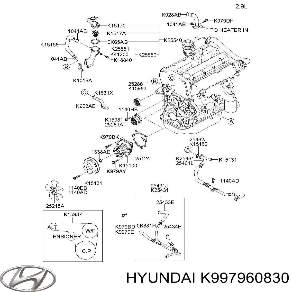  K997960830 Hyundai/Kia