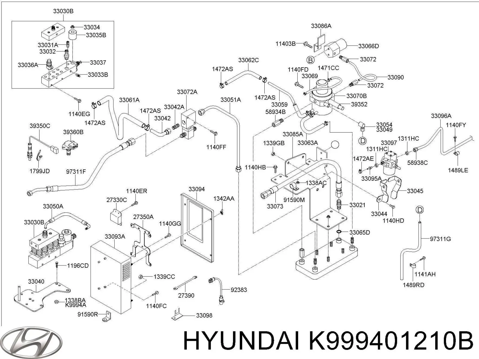  K999401210B Hyundai/Kia