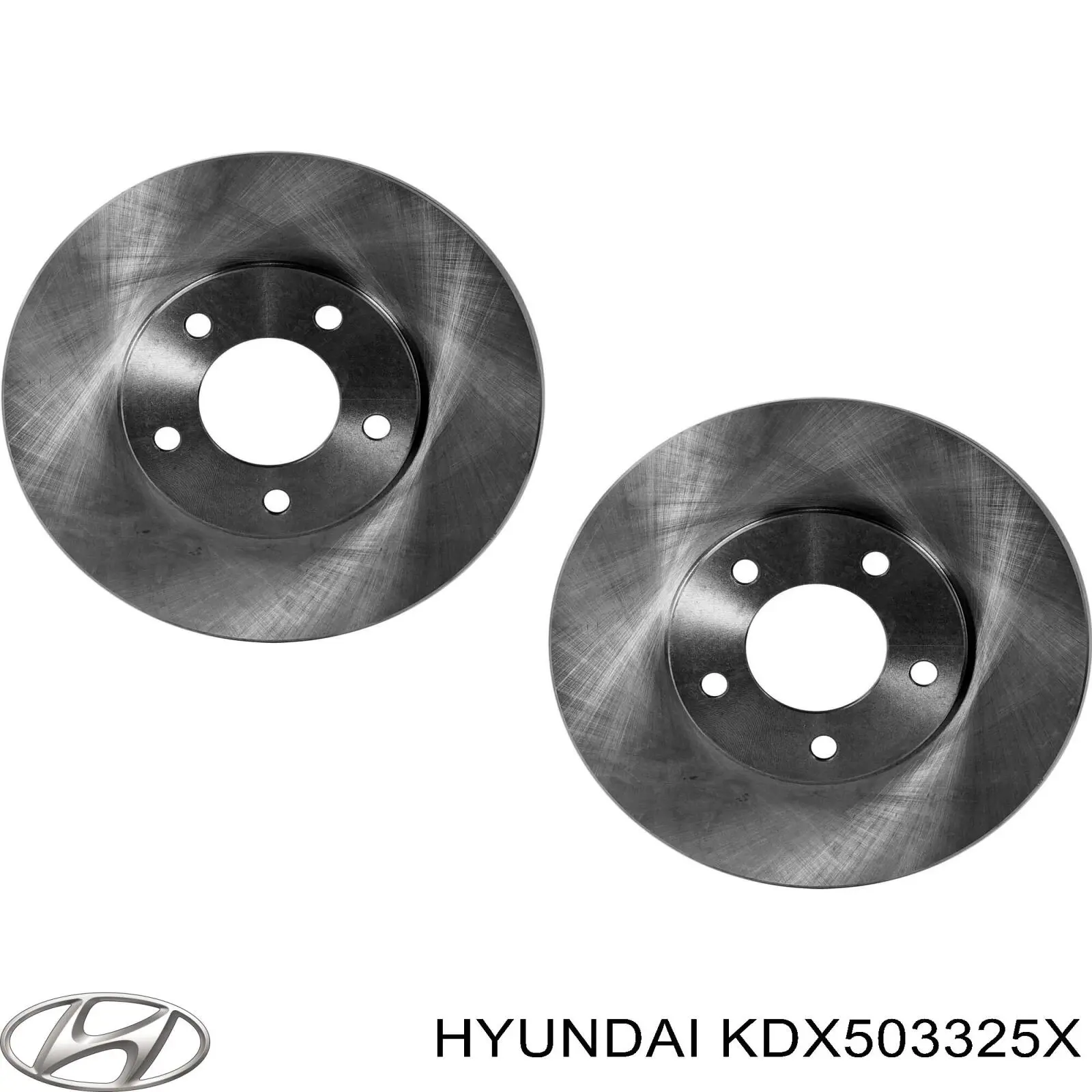 KDX503325X Hyundai/Kia диск тормозной передний