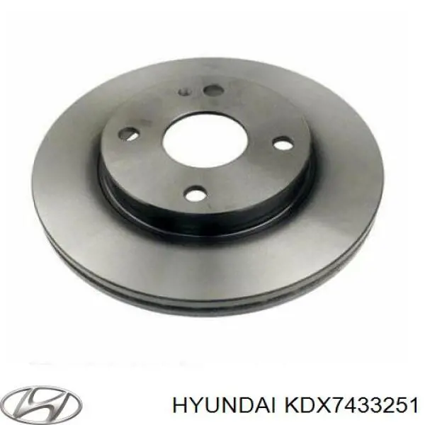 KDX7433251 Hyundai/Kia диск тормозной передний