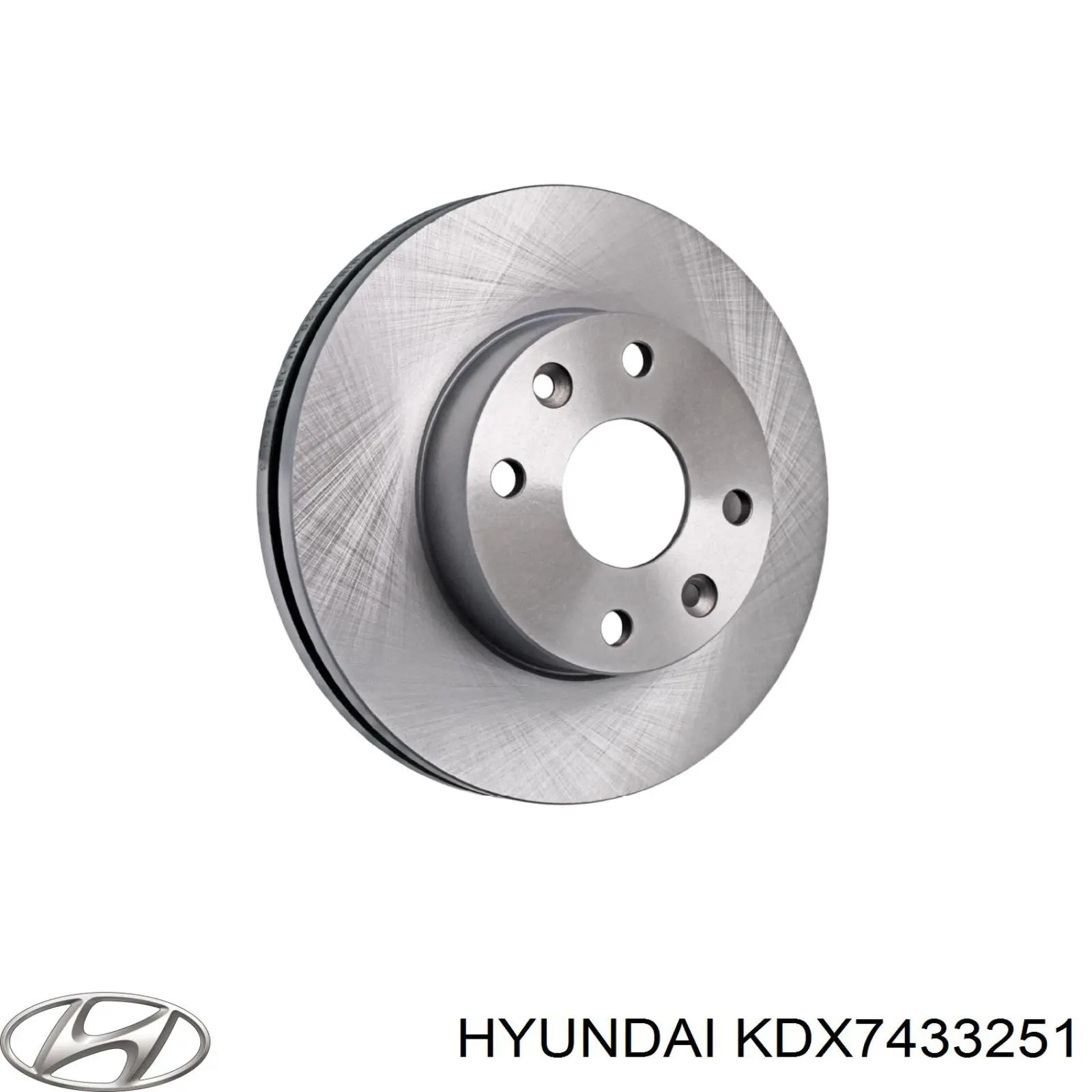 Передний тормозной диск Hyundai/Kia KDX7433251