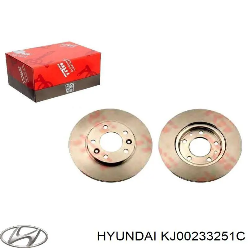 Передние тормозные диски KJ00233251C Hyundai/Kia