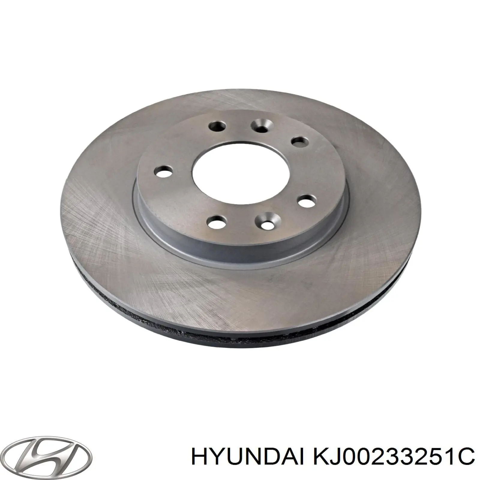 Передние тормозные диски KJ00233251C Hyundai/Kia