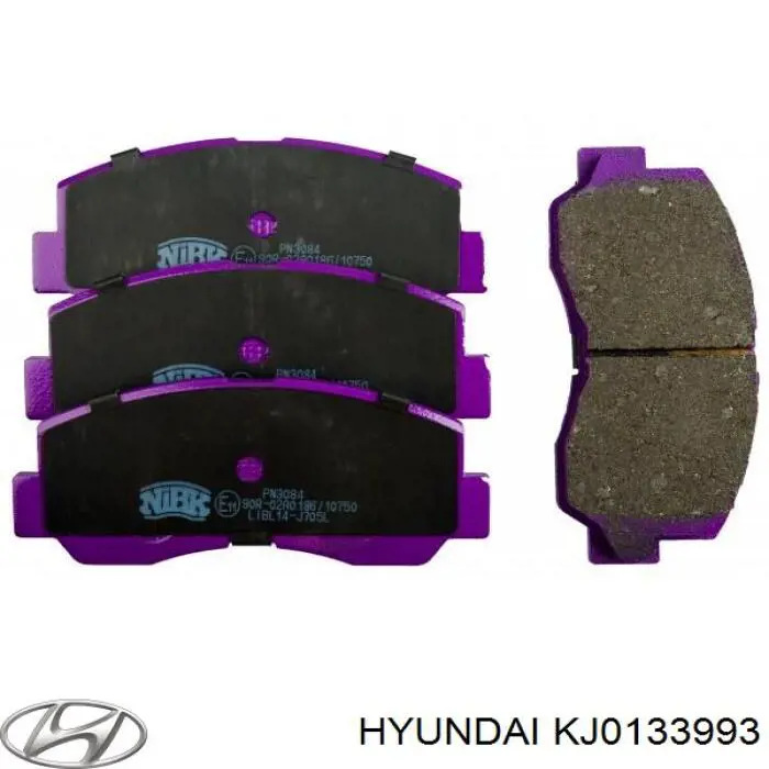 Передние тормозные колодки KJ0133993 Hyundai/Kia