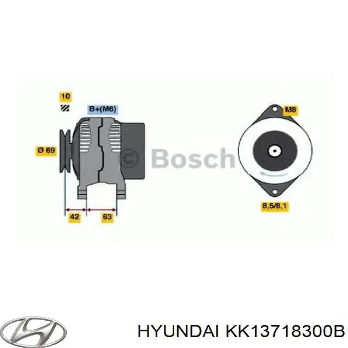 Генератор BBA2673 Borg&beck