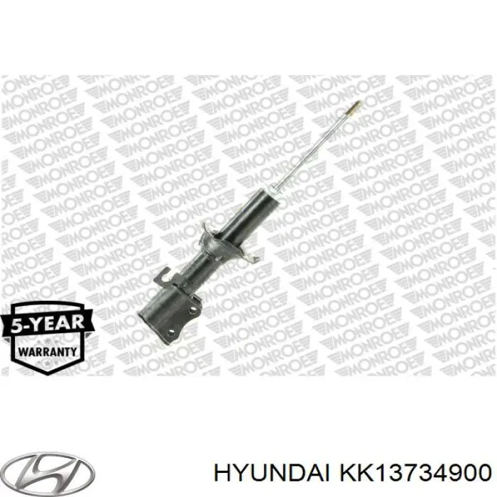 Амортизатор передний левый 34900KK137 Hyundai/Kia