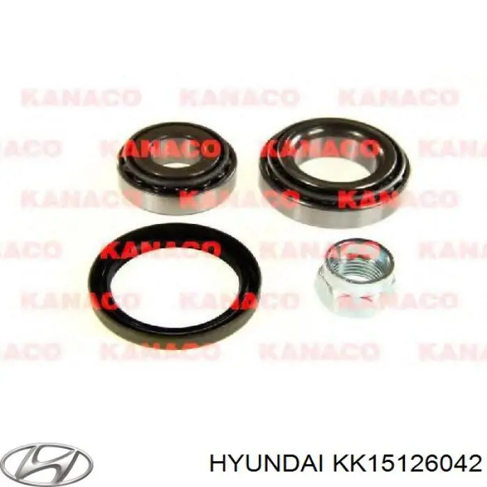 Гайка ступицы задней Hyundai/Kia KK15126042 цена, от 1.74 USD