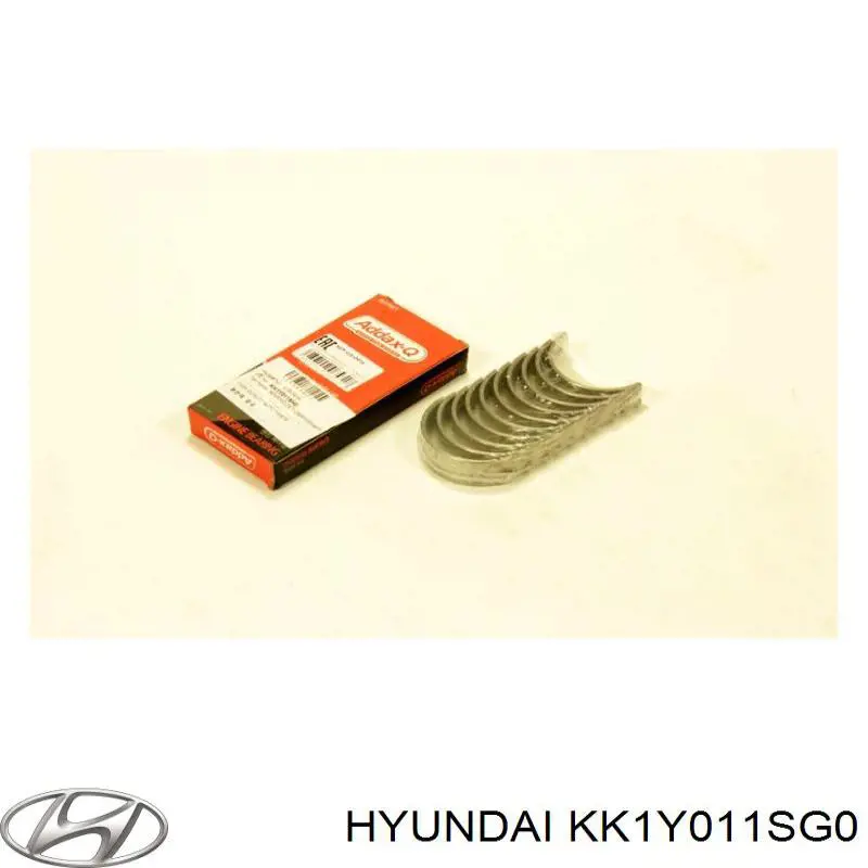 KK1Y011SG0 Hyundai/Kia вкладыши коленвала коренные, комплект, стандарт (std)