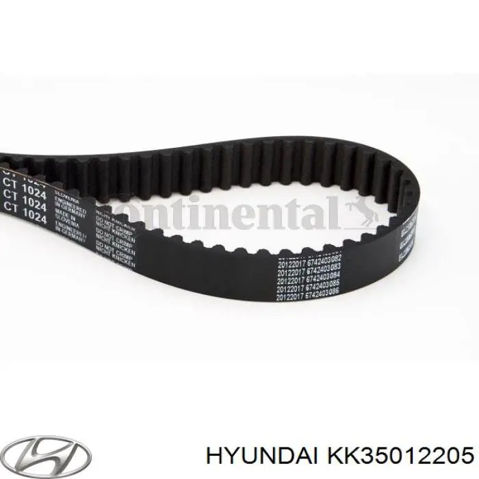 KK35012205 Hyundai/Kia ремень грм