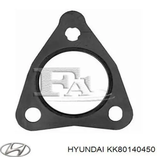 KK80140450 Hyundai/Kia прокладка приемной трубы глушителя