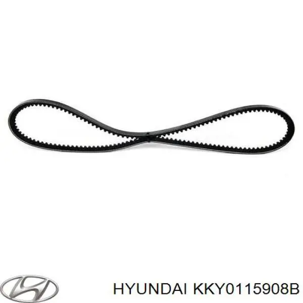 Ремень генератора KKY0115908B Hyundai/Kia