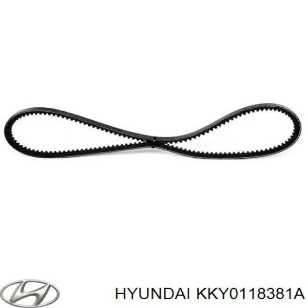 Клиновый ремень Hyundai/Kia KKY0118381A цена, от 2.53 USD