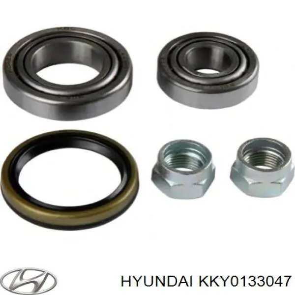KKY0133047 Hyundai/Kia rolamento interno de cubo traseiro