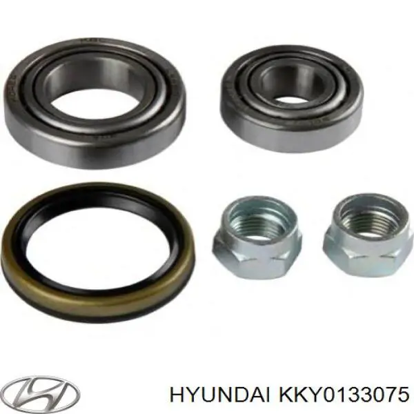 KKY0133075 Hyundai/Kia rolamento externo de cubo traseiro