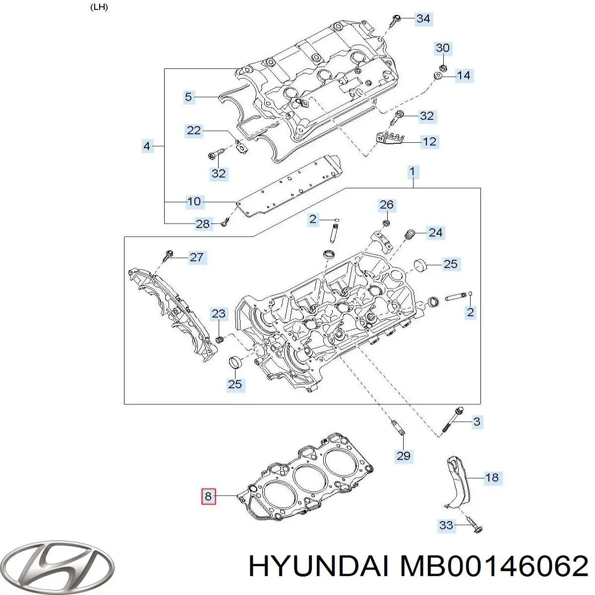 MB00146062 Hyundai/Kia bucim de ligação de mudança