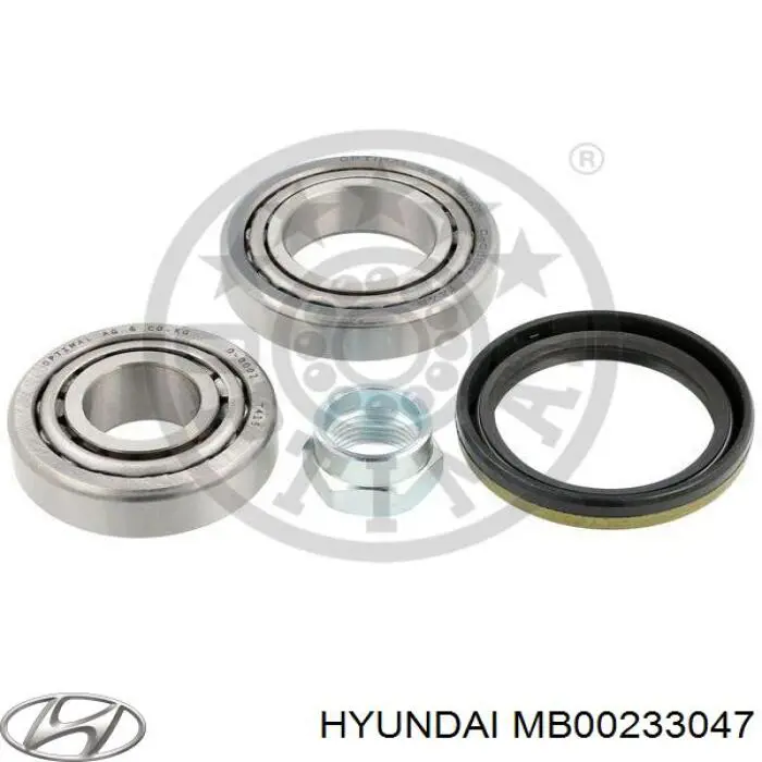Купить MB00233047 Hyundai/Kia Подшипник ступицы задней внутренний