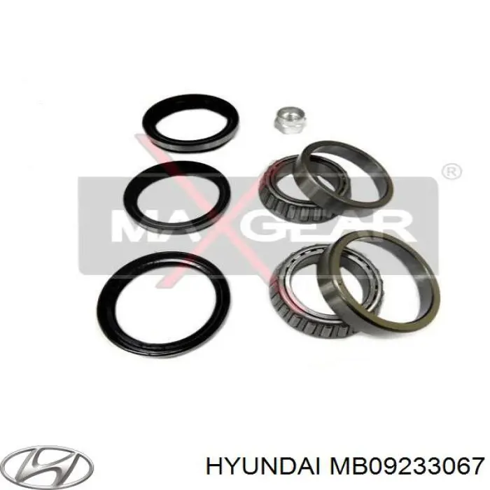 MB09233067 Hyundai/Kia сальник передней ступицы внешний