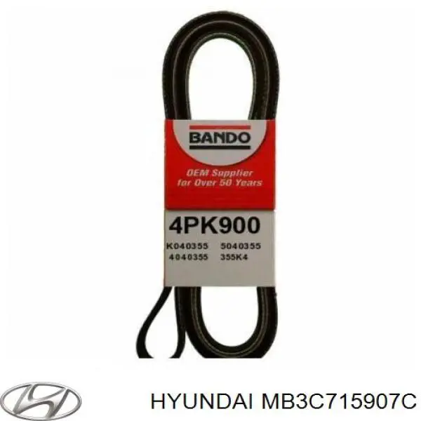 Ремень генератора MB3C715907C Hyundai/Kia