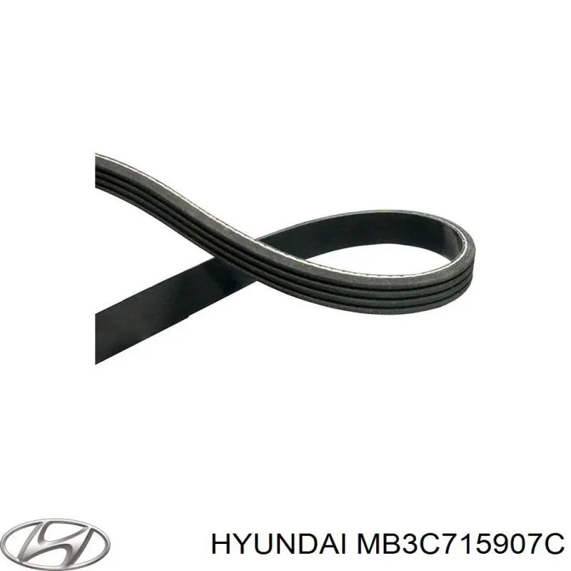 Купить MB3C715907C Hyundai/Kia Ремень генератора