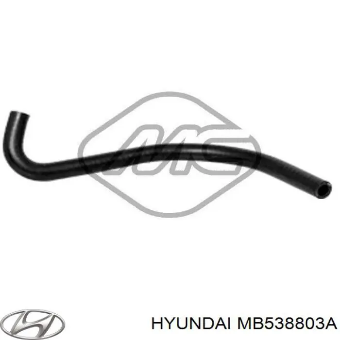 Купить MB538803A Hyundai/Kia Патрубок радиатора