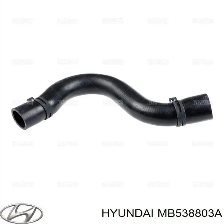 Шланг радиатора охлаждения Hyundai/Kia MB538803A цена, от 19.89 USD