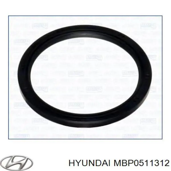 Сальник коленвала двигателя задний MBP0511312 Hyundai/Kia