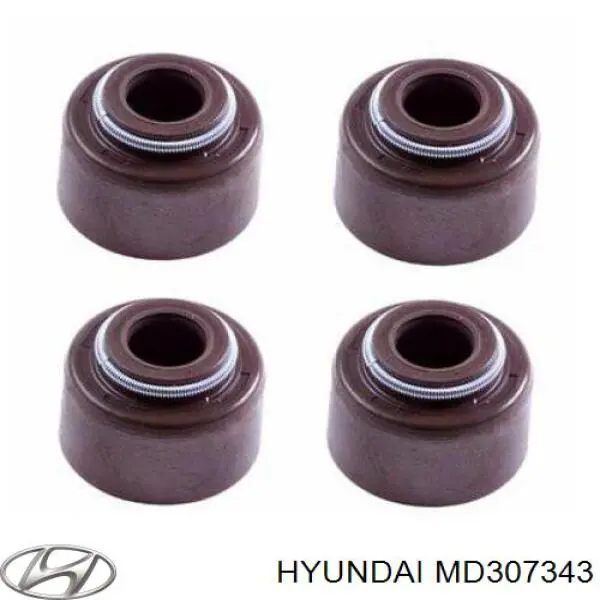 MD307343 Hyundai/Kia сальник клапана (маслосъемный, впуск/выпуск)