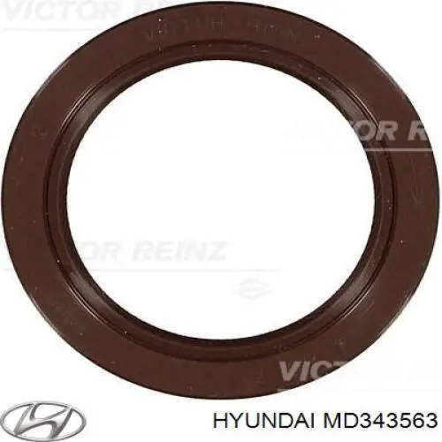 MD343563 Hyundai/Kia Сальник коленвала двигателя, передний