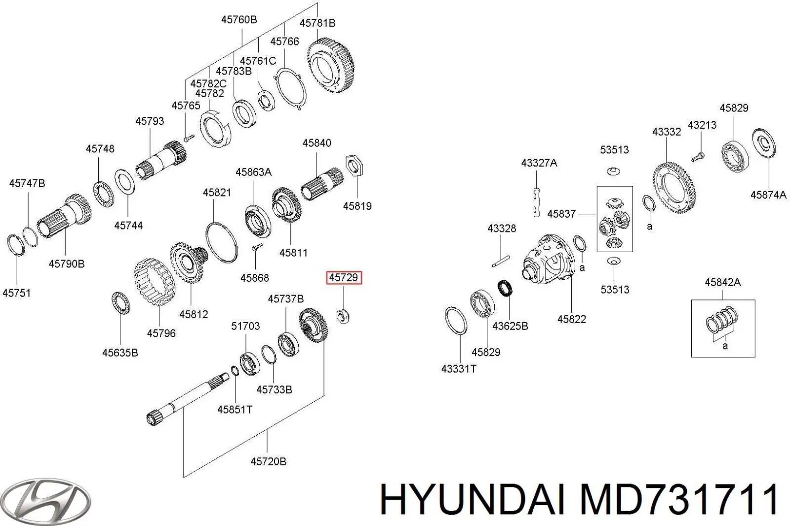 MD731711 Mitsubishi 