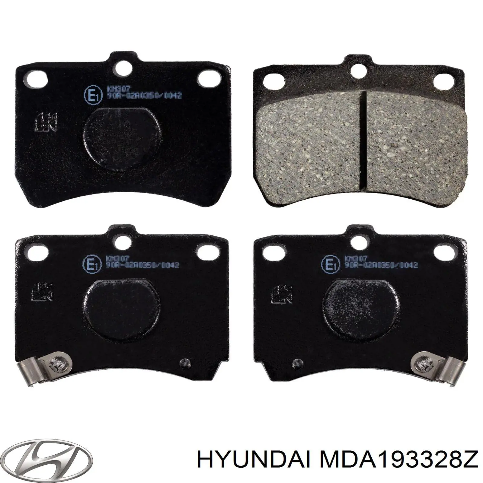 Передние тормозные колодки MDA193328Z Hyundai/Kia