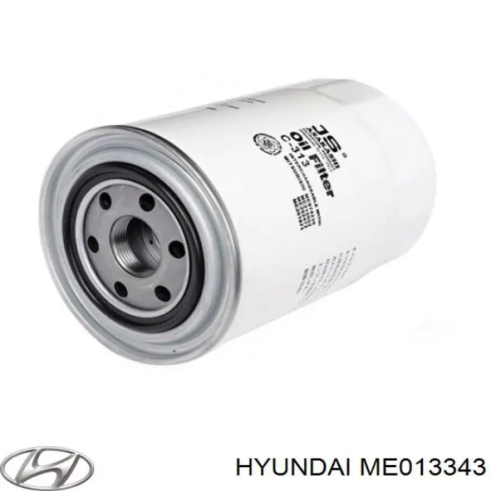 ME013343 HYUNDAI Filtro de aceite original y equivalente