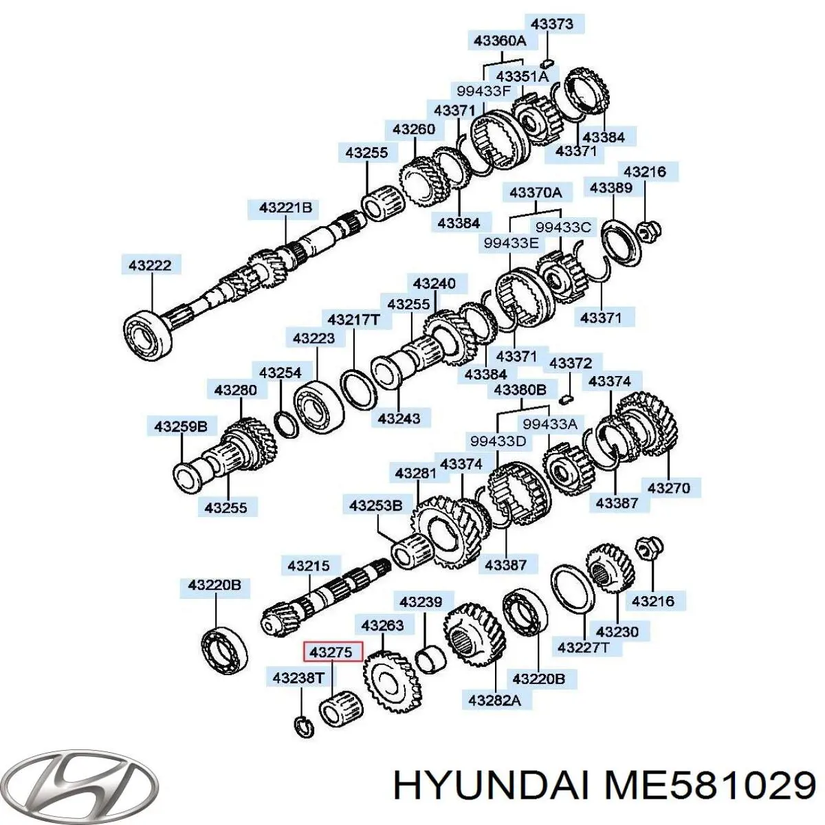 ME581029 Hyundai/Kia 