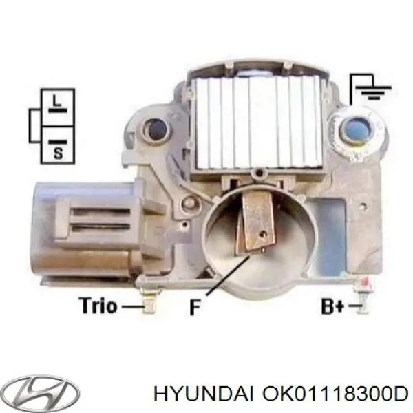 Генератор OK01118300D Hyundai/Kia