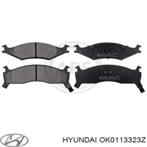 OK0113323Z Hyundai/Kia Колодки передние