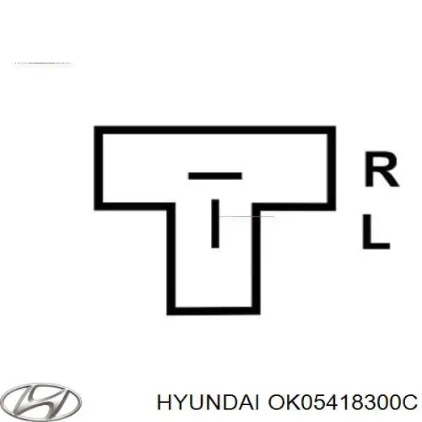 Генератор OK05418300C Hyundai/Kia