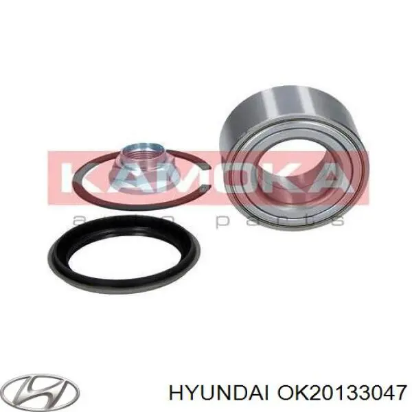 Комплект подшипника ступицы колеса Hyundai/Kia OK20133047 цена, от 17.43 USD